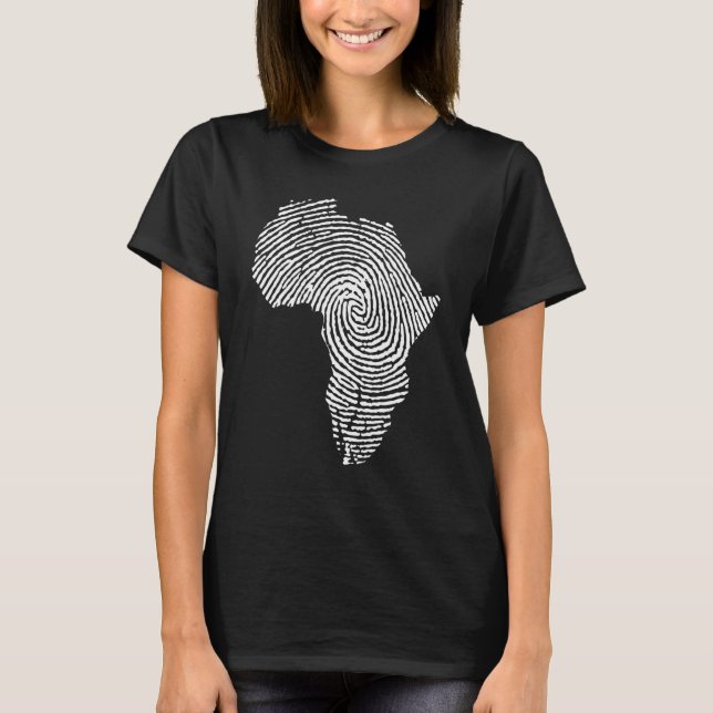 African Identity African American Pride Black Hist T-Shirt (Front)