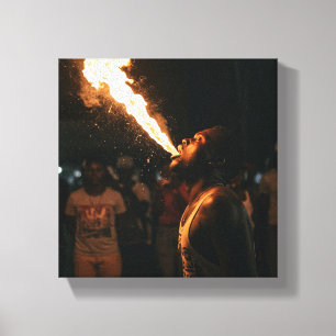 African inspired art canvas print