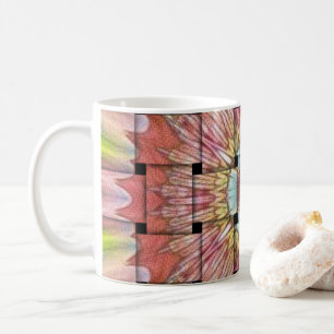 African-Inspired Art Print– Geometric Woven Design Coffee Mug