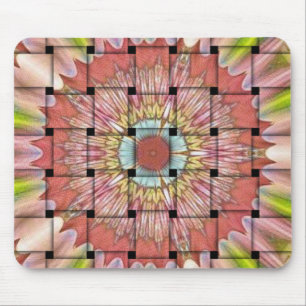 African-Inspired Art Print– Geometric Woven Design Mouse Mat