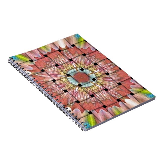 African-Inspired Art Print– Geometric Woven Design Notebook (Right Side)