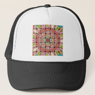 African-Inspired Art Print– Geometric Woven Design Trucker Hat