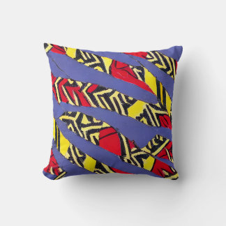 African-Inspired Christmas Throw Pillow