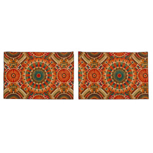 African-Inspired Geometric Body Pillow Pillowcase