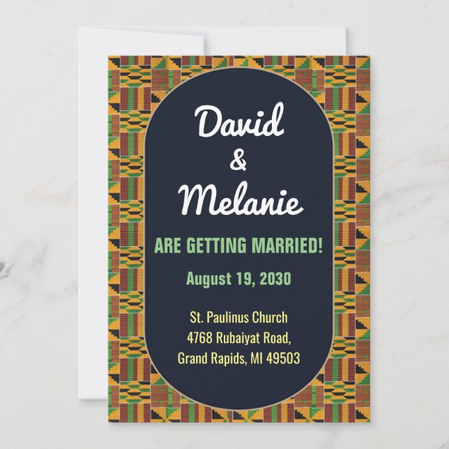 African Invitations Series (Front)
