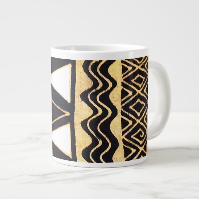 African Jumbo Coffee Mug - 20 oz Coffee Mug (Front Right)