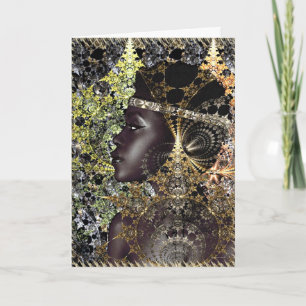 African Jungle Flower  Card
