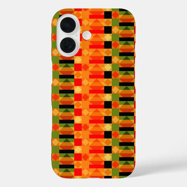 African Kente Textile Fabric Style Case-Mate iPhone Case (Back)