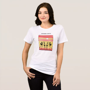 African Kenya Cute Sunset Break Dance Tri-Blend Shirt