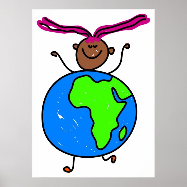 African Kid Poster (Front)