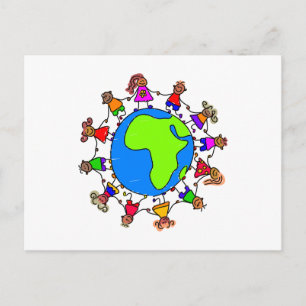 African Kids Postcard