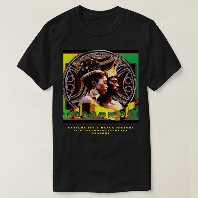 African King and Queen T-Shirt (Design Front)