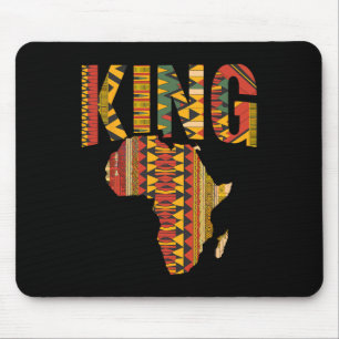 African King Map Kente Design Black Pride Melanin  Mouse Mat