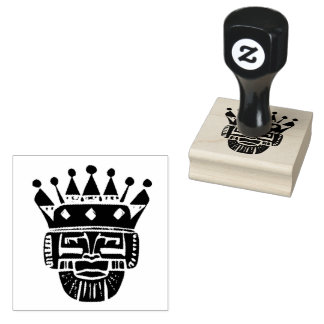 African King Rubber Stamp