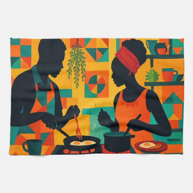 AFRICAN KITCHEN TOWEL (Horizontal)