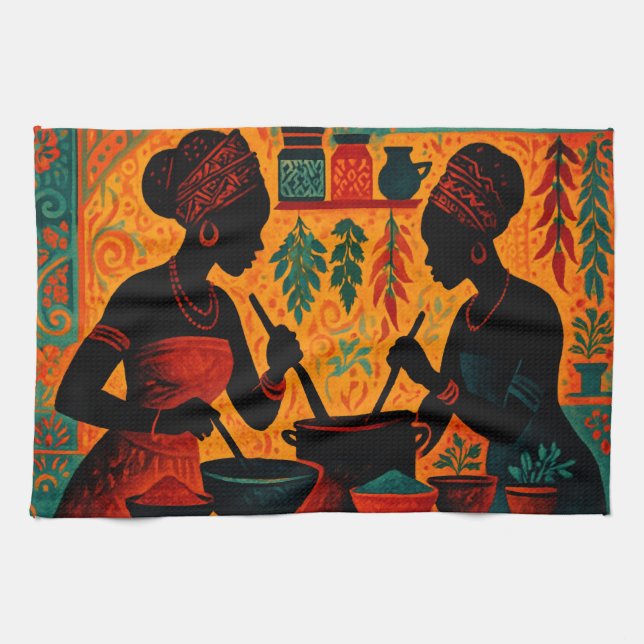 AFRICAN KITCHEN TOWEL (Horizontal)