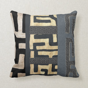 African Kuba Cloth Print Cushion