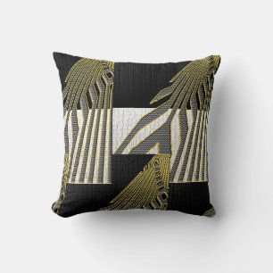 African Kuba Cloth Print Cushion