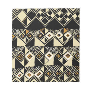 African Kuba Inspired Designs Notepad