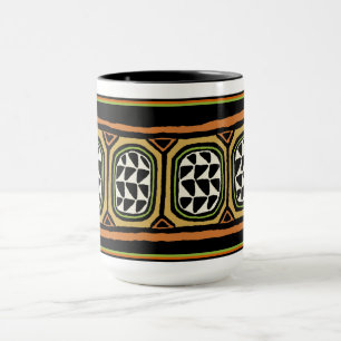 African Kuba Textile Design Mug