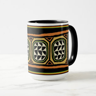 African Kuba Textile Design Mug