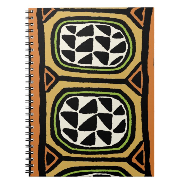 African Kuba Textile Design Notebook (Front)