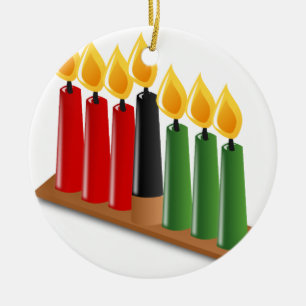 african kwanzaa ceramic tree decoration