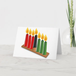 african kwanzaa holiday card