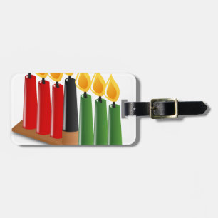 african kwanzaa luggage tag