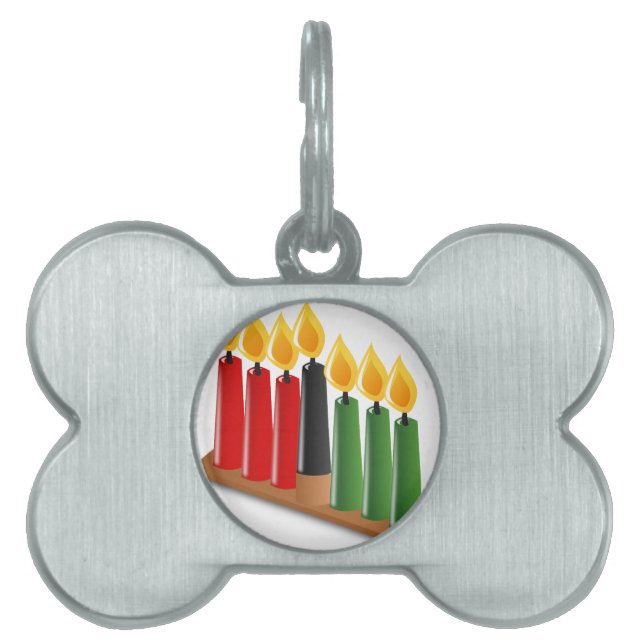 african kwanzaa pet name tag (Front)