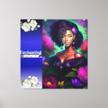 African Lady Portrait Wall Artwork