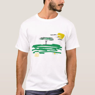 African Landscape Africa Painting T-Shirt Top