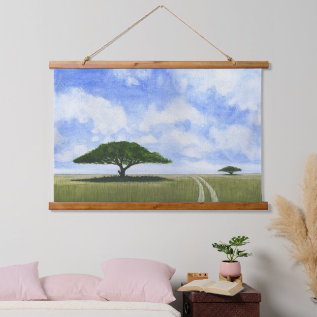 African Landscape Hanging Tapestry (Bedroom)
