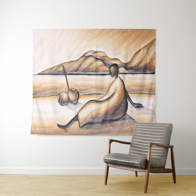 African Landscape Tapestry (In Situ (Horizontal))