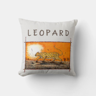African Leopard Cushion