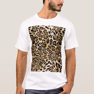 African Leopard Fur: Seamless Animal Texture T-Shirt