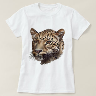 African Leopard Head T-Shirt