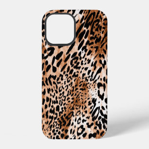 African Leopard Print Seamless iPhone 12 Case