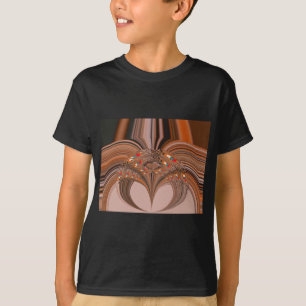 African Light Blonde Kaleidoscope Art Print Design T-Shirt
