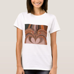 African Light Blonde Kaleidoscope Art Print Design T-Shirt