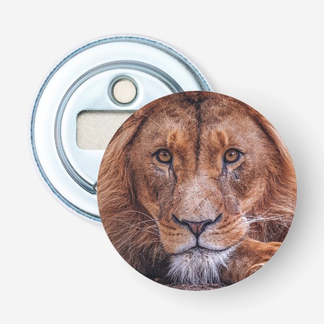 African Lion Bottle Opener (Front)