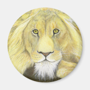 African Lion Magnet