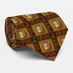 African Lion Neck Tie