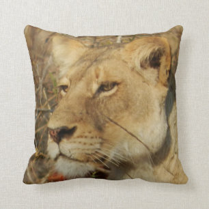African Lioness Pillow