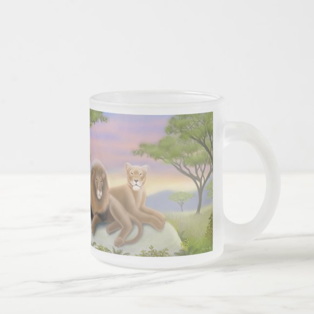African Lions at Rest Mug (Right)