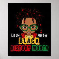 African Little Mister Loc'd Up Boy Kid Black Histo