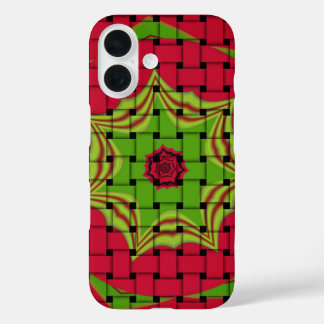 African Lovely Woven red design iPhone 16 Case