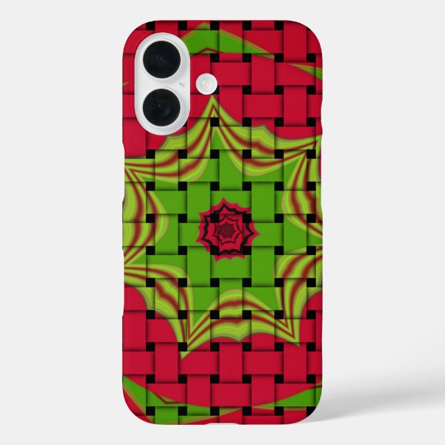African Lovely Woven red design Case-Mate iPhone Case (Back)