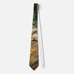 African male lion designer ties