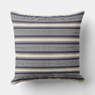 African Mali Pattern Throw Pillow II